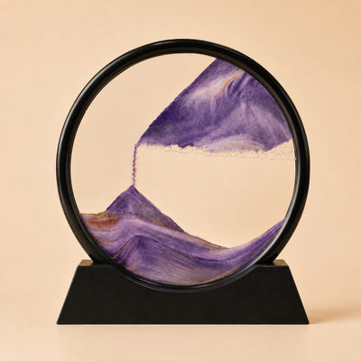 Moving Sand Art Decor – Purple 💜