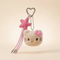 Kitty Plush Charm Keychain - Pink Kitty