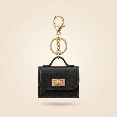 Mini Handbag Charm - Black
