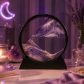 Moving Sand Art Decor – Purple 💜