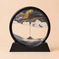 Moving Sand Art Decor – Black & Gold