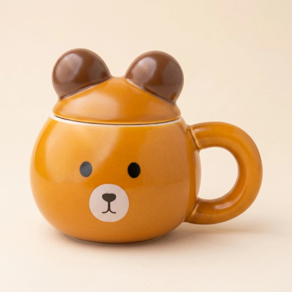 3d Brown Bear Mug