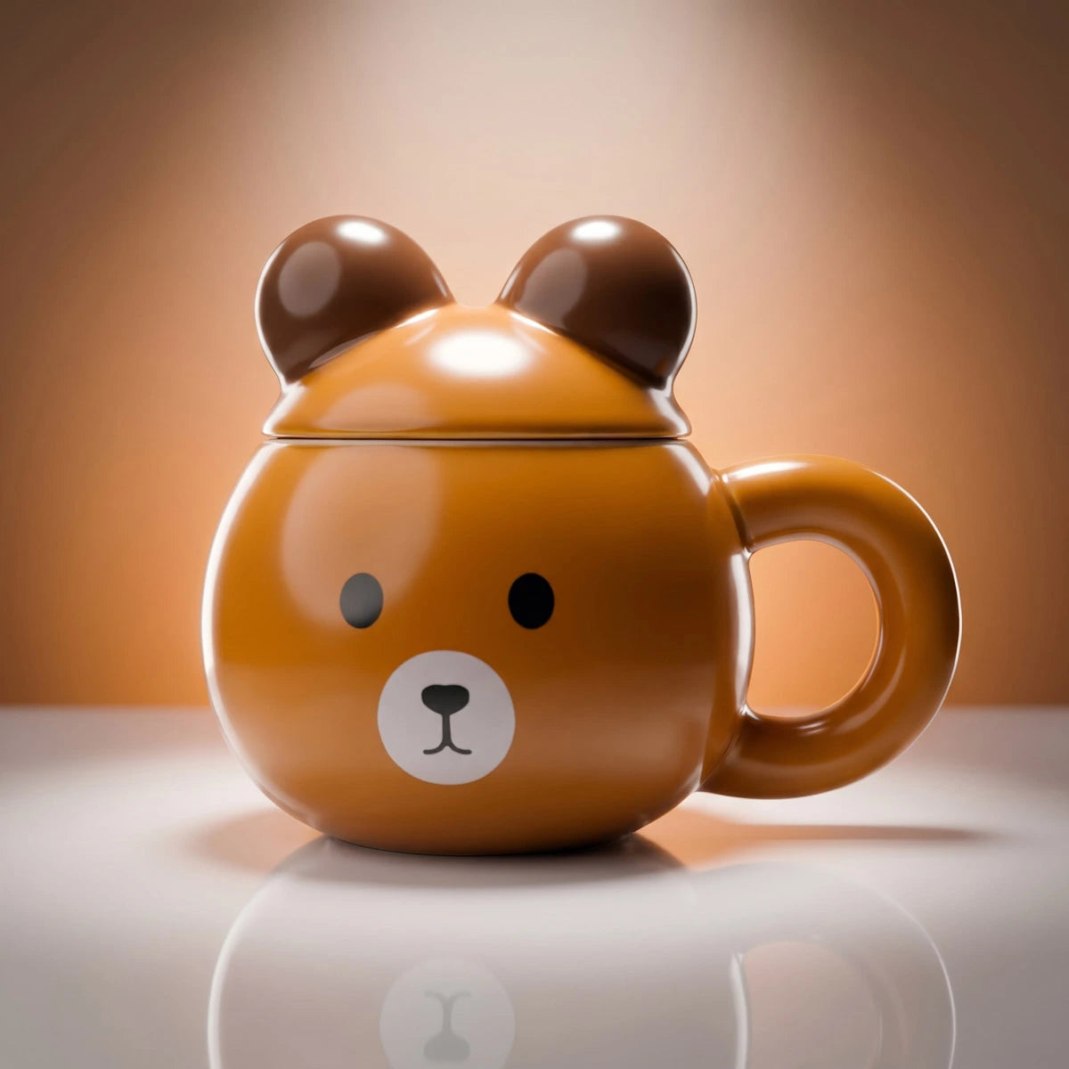 3d Brown Bear Mug