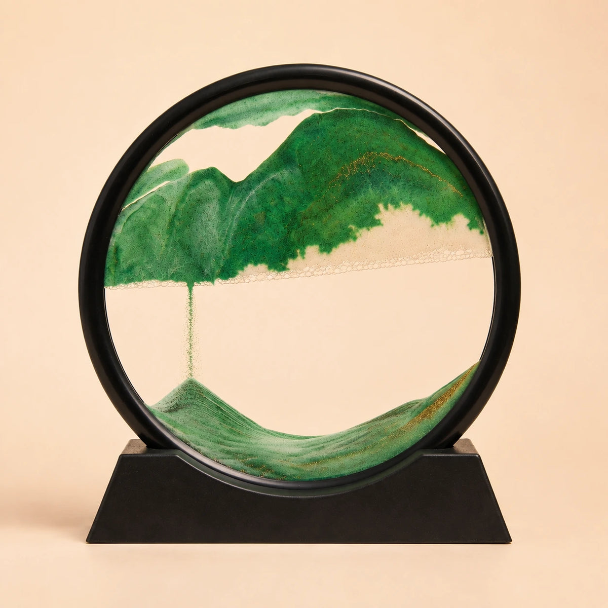 Moving Sand Art Decor – Green 🌿