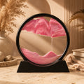Moving Sand Art Decor – Pink 🩷