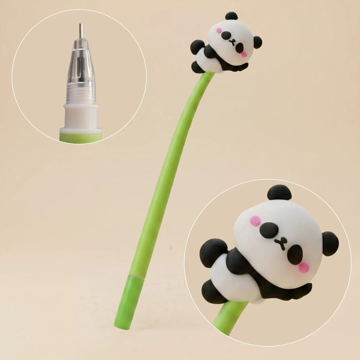 Bamboo Panda Ballpoint Pen – Lying Panda 🐼🎋
