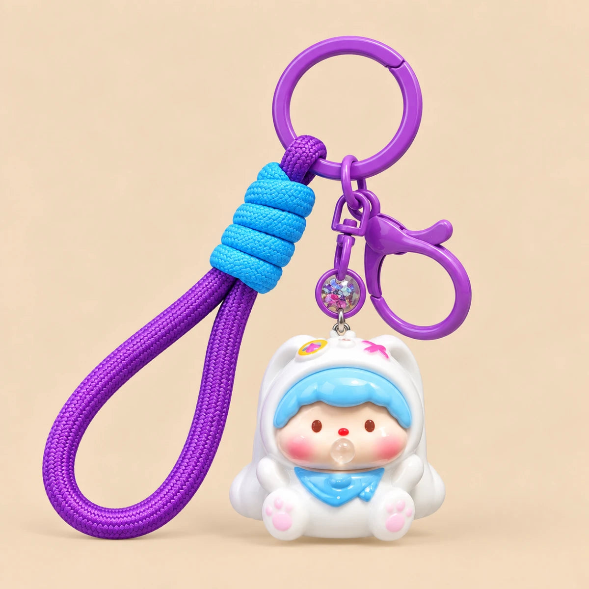 Bubble Baby  keychain – Purple 🫧💜
