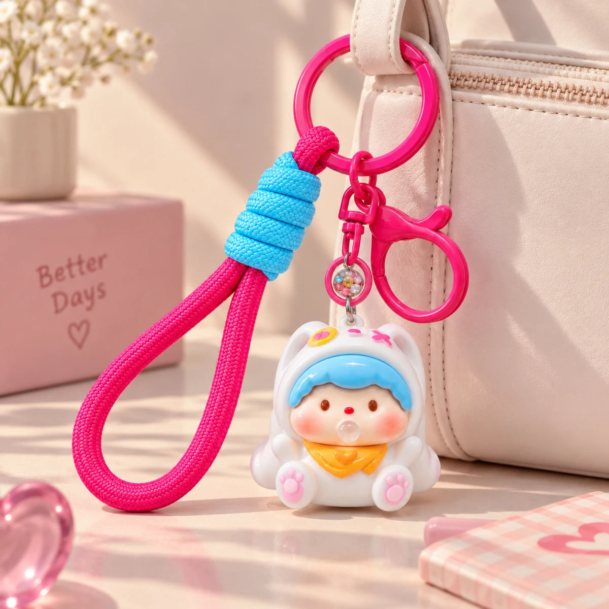 Bubble Baby  keychain – Pink 🫧💗