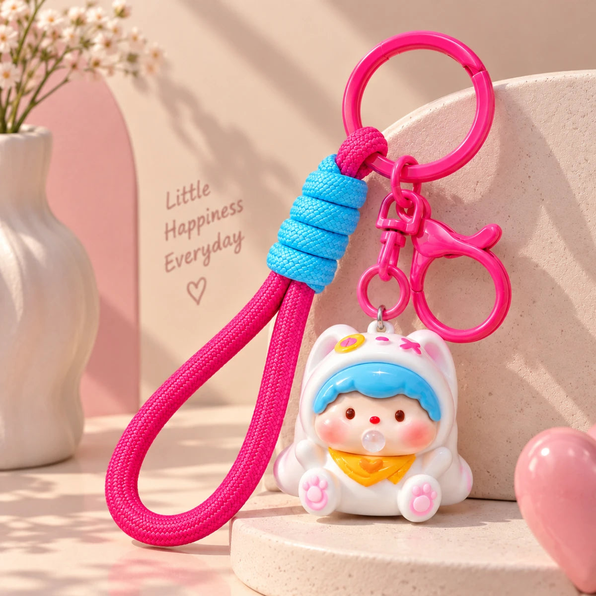 Bubble Baby  keychain – Pink 🫧💗