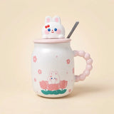 Bunny Mug with Lid & Spoon