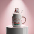 Bunny Mug with Lid & Spoon
