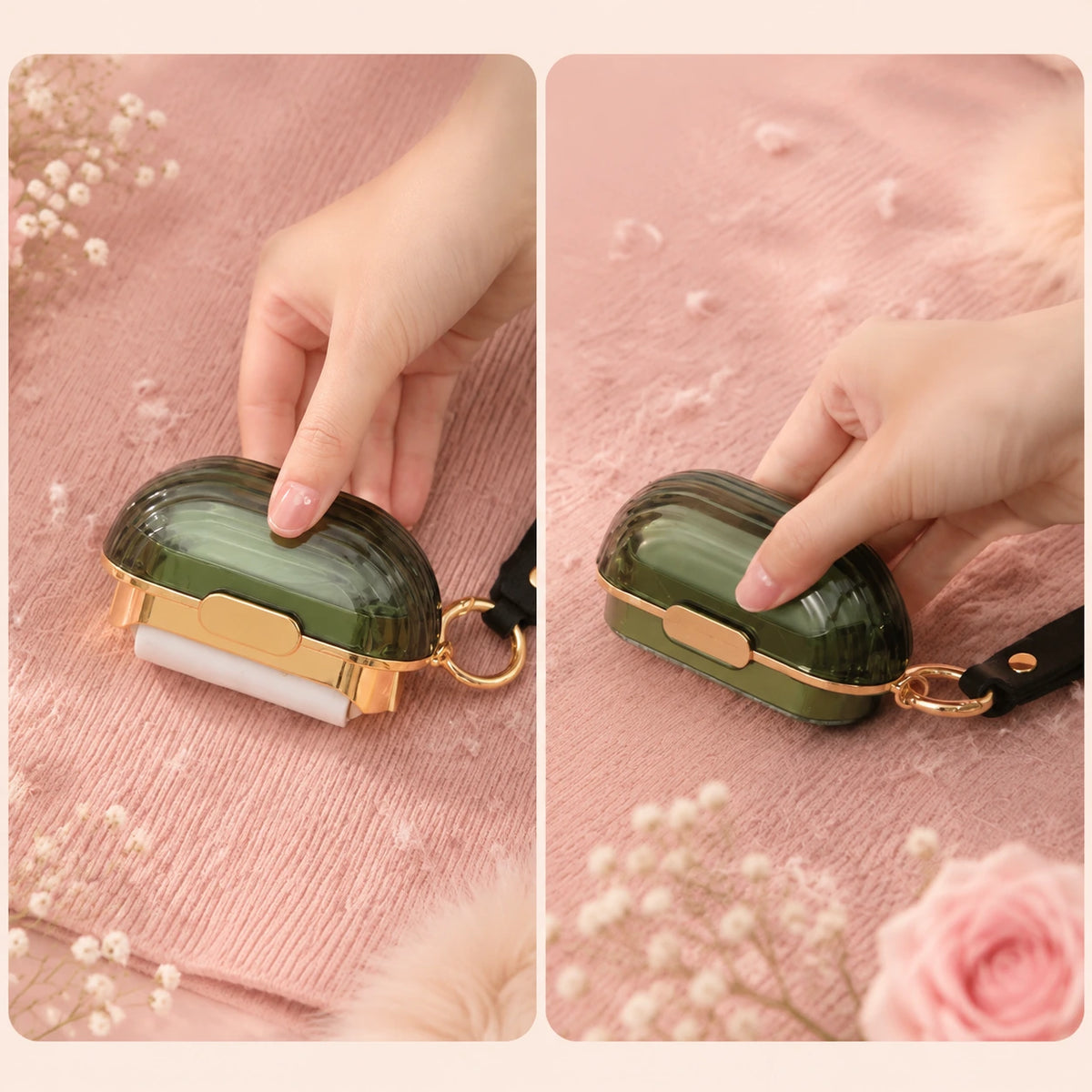Capsule Fuzzer Portable Pet Hair Remover 🐾