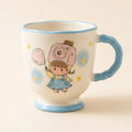 Cartoon Girl Mug - Blue
