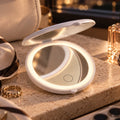 Customizable LED Pocket Mirror ✨ white