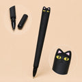 Cute Cat Gel Pen – Black Cat 🐈‍⬛