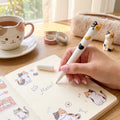Cute Cat 0.5 mm Gel Pen – Calico 🐈‍⬛