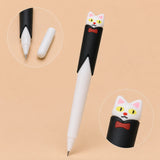 Cute Cat 0.5 mm Gel Pen – Tuxedo 🐈‍⬛