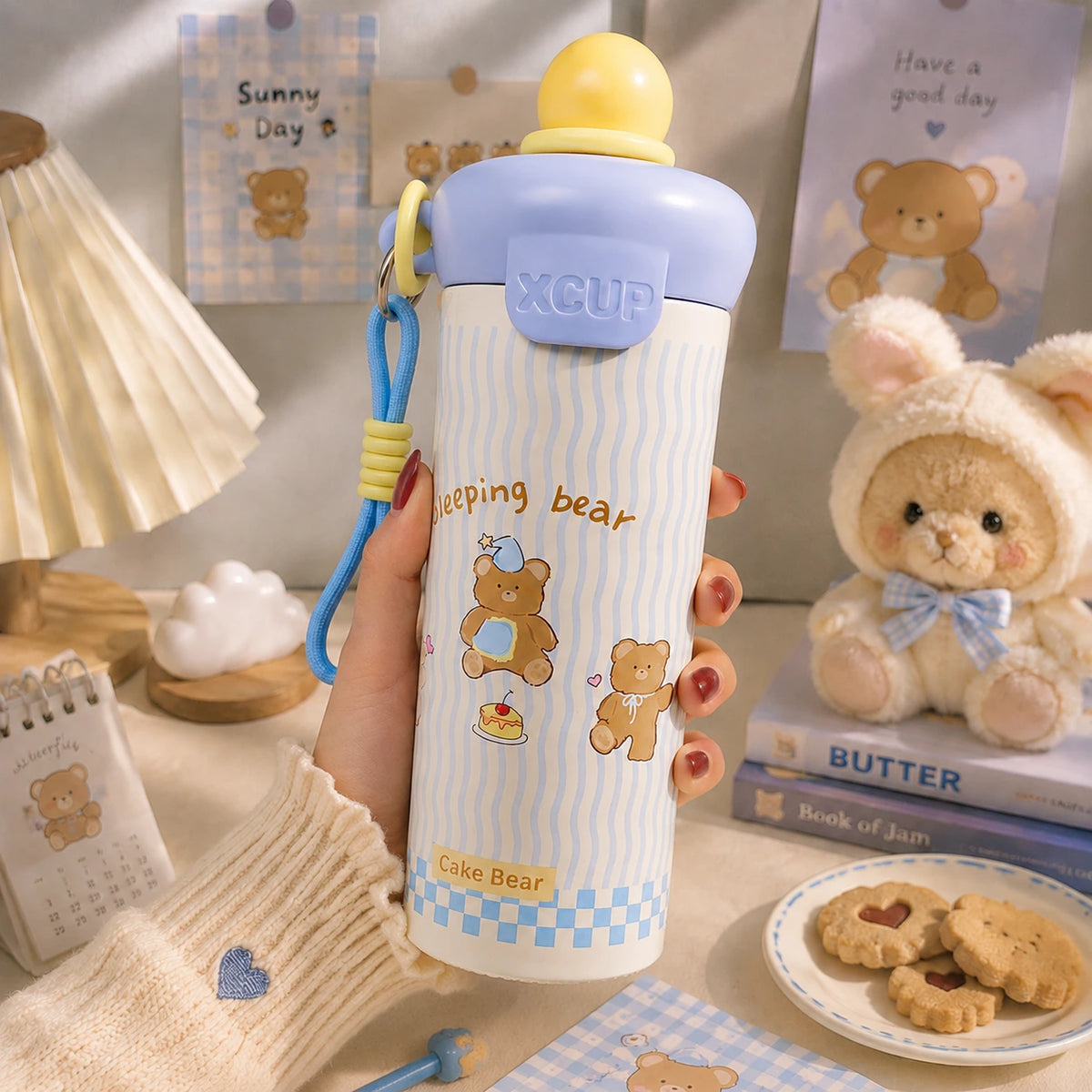 Cute Friends Thermal Bottle – Bear 🧸