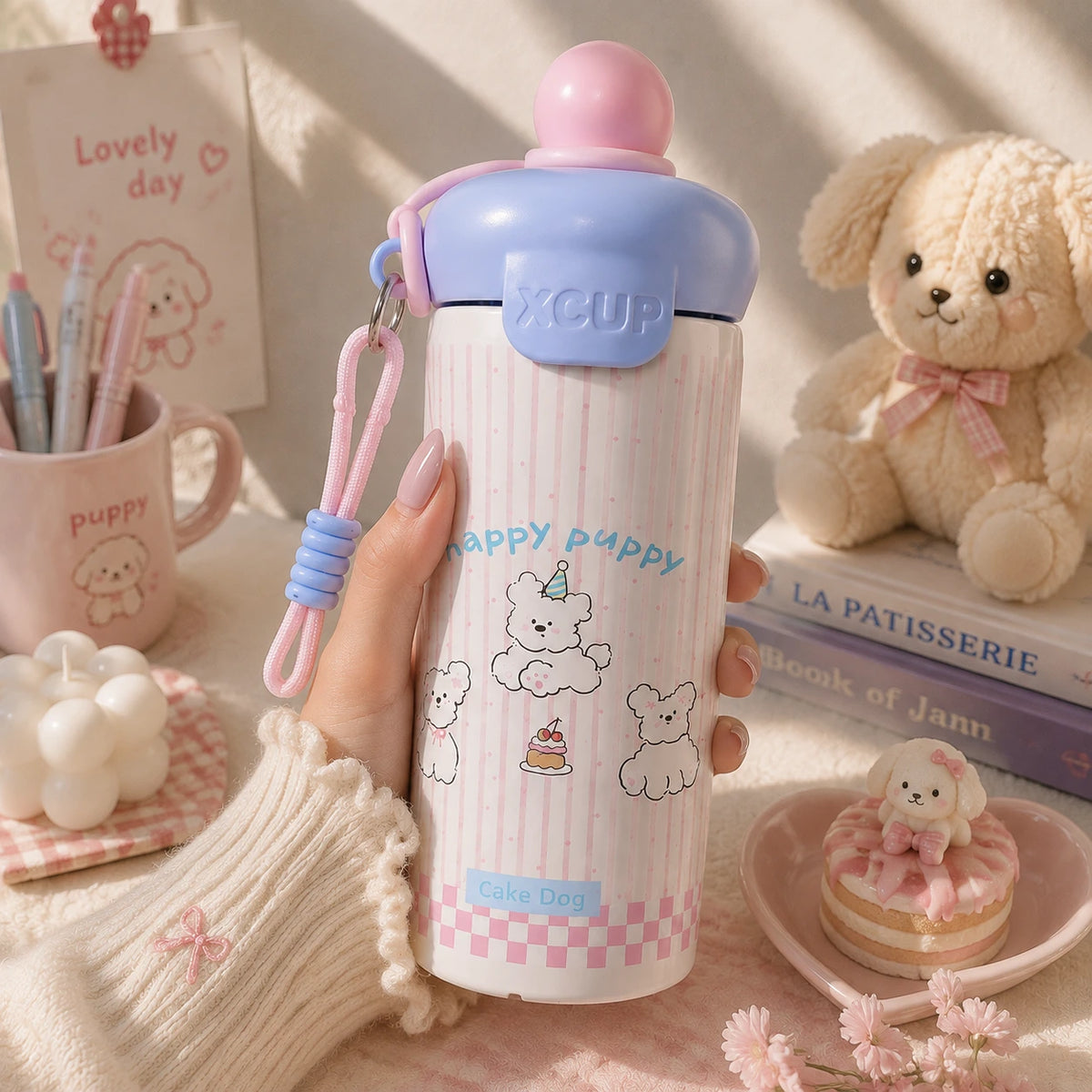 Cute Friends Thermal Bottle – Puppy 🐶