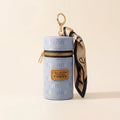 Cylinder Coin Pouch Charm - Baby Blue