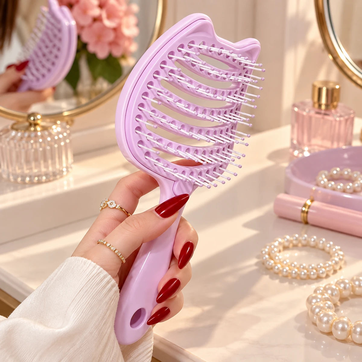 Easy-Clean Hair Brush 🐱
