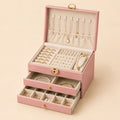 Elegant Jewelry Organizer Box – Blush Pink 🌸