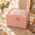 Elegant Jewelry Organizer Box – Blush Pink 🌸