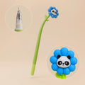 Flower Panda Flexible Silicone Pen - Blue
