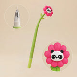 Flower Panda Flexible Silicone Pen – Pink