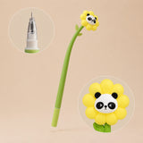 Flower Panda Flexible Silicone Pen – Yellow
