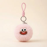 Fluffy Round Mirror Charm