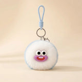 Fluffy Round Mirror Charm