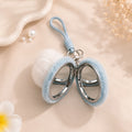 Fluffy Round Mirror Charm