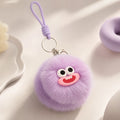 Fluffy Round Mirror Charm