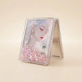 Glitter Pocket Mirror - Rosie Pink