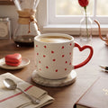 Hand-Painted Heart Mug – LittleHearts ❤️