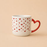 Hand-Painted Heart Mug – Scattered ❤️