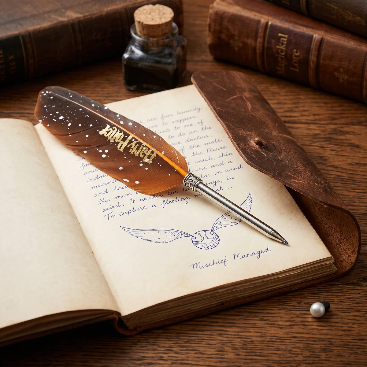 Harry Potter Magic Feather Pen – Orange