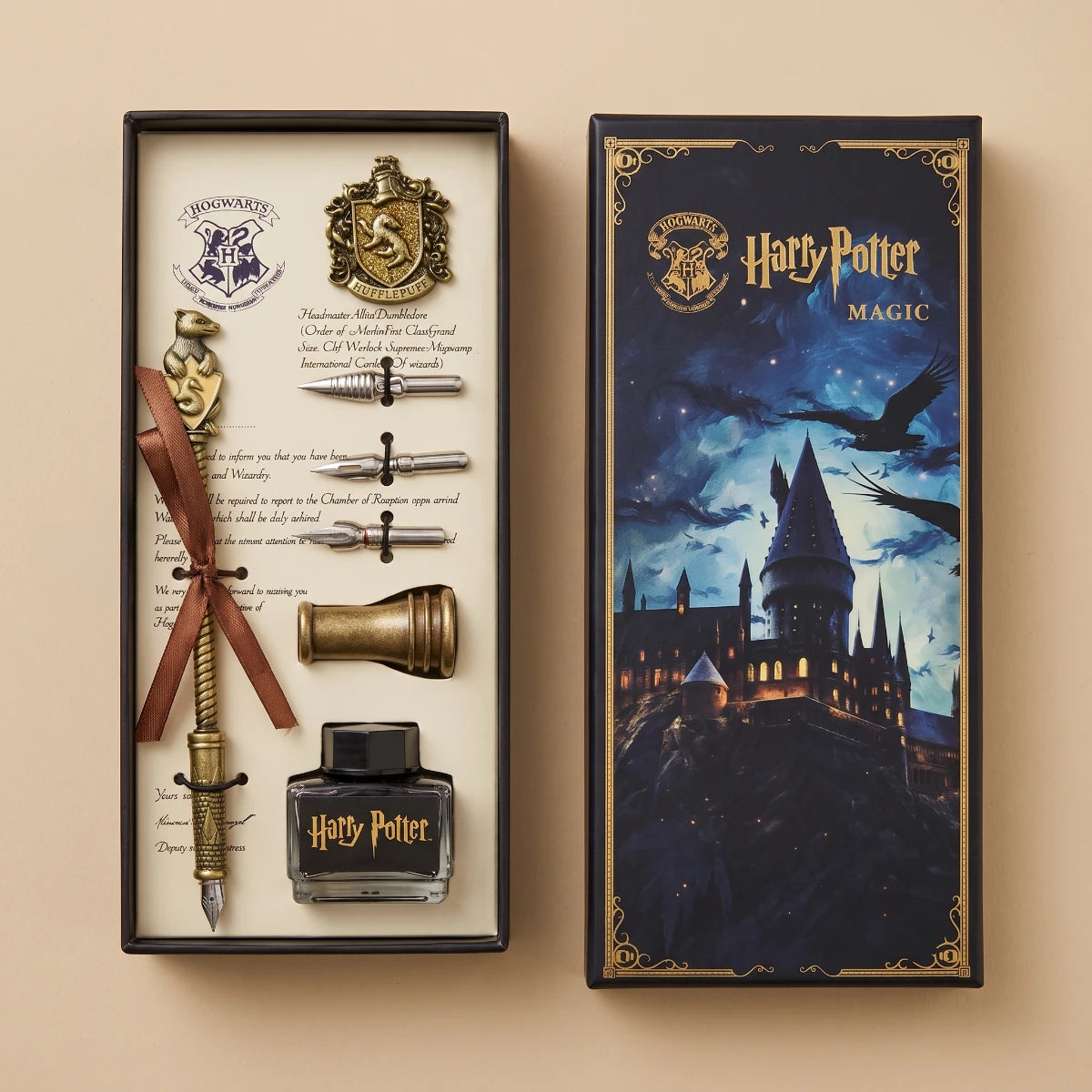 Harry Potter Magic Writing Set – Hufflepuff