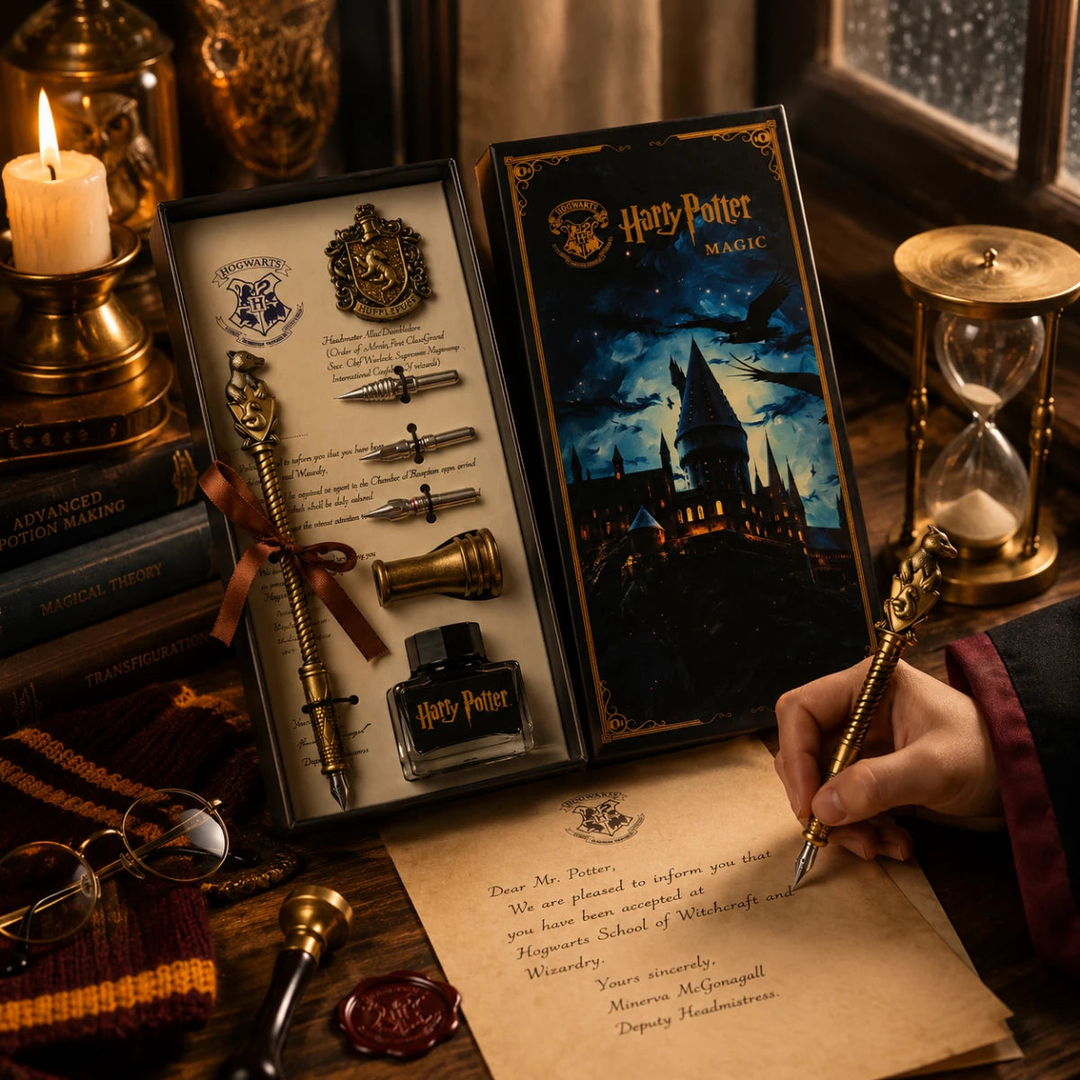 Harry Potter Magic Writing Set – Hufflepuff