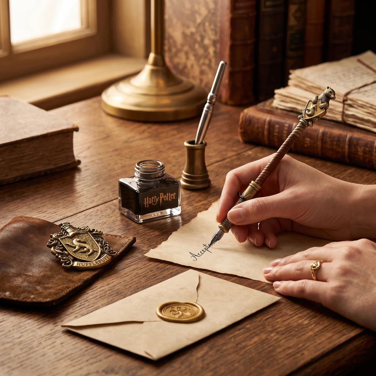 Harry Potter Magic Writing Set – Hufflepuff