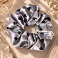 Heart Satin Scrunchie 🖤 - Gray