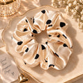 Heart Satin Scrunchie 🖤 - Champagne