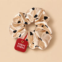 Heart Satin Scrunchie 🖤 - Champagne