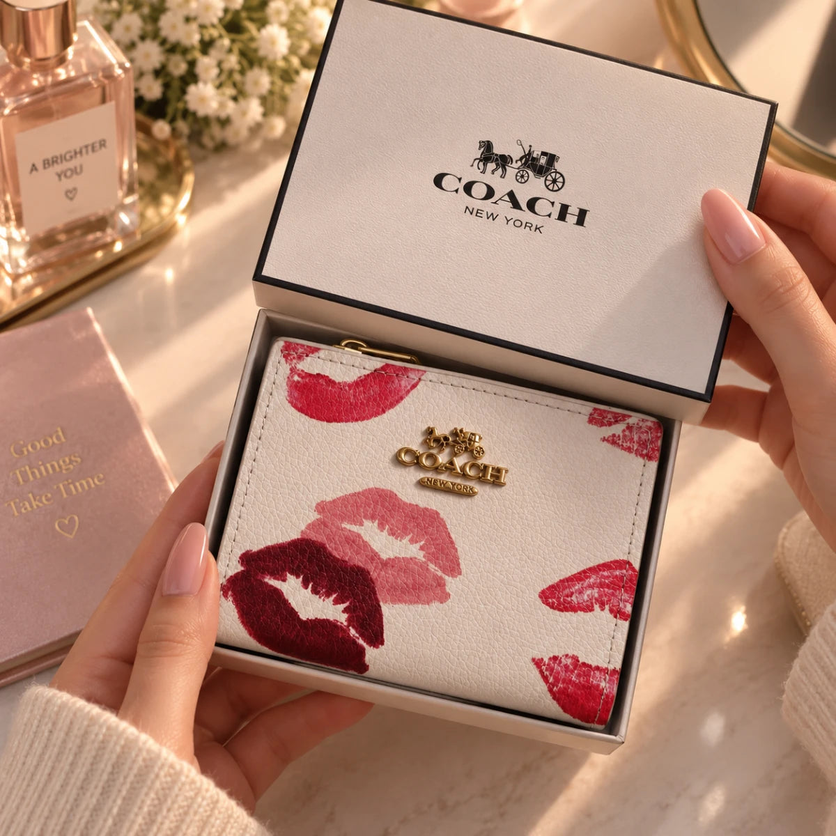 Kiss Print Short Wallet 💋