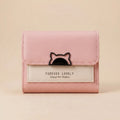 Kitty Fold Wallet 🐱 - Pink