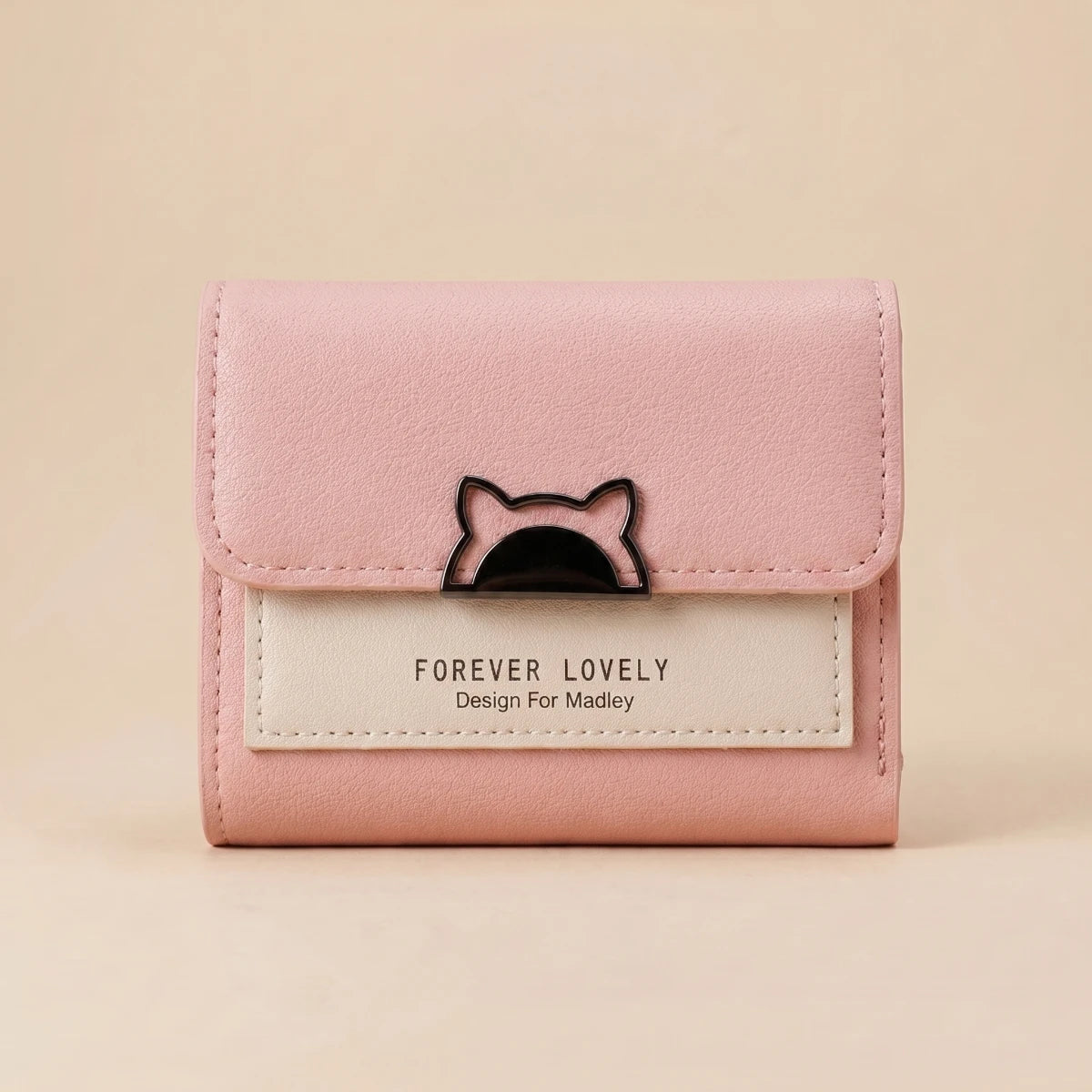 Kitty Fold Wallet 🐱 - Pink
