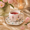 Little Tulips Cup with Plate 🌷💕