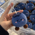 Mini Blueberry Fluffy Bag Charm 🫐💙