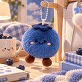 Mini Blueberry Fluffy Bag Charm 🫐💙